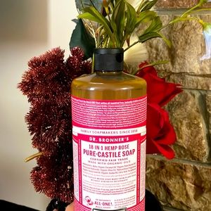 Dr Bronner’s Organic Hemp Rose soap (big 32 oz)